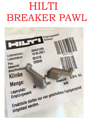 Hilti breaker chuck pawl - hilti,