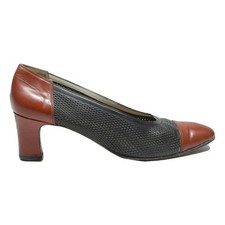 BALLY Womens Leather Block