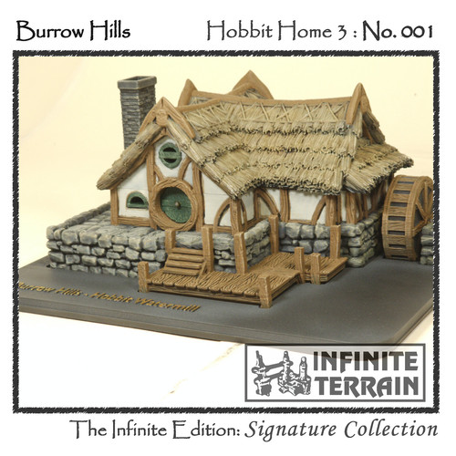 Burrow hills hobbit - hills, watermill