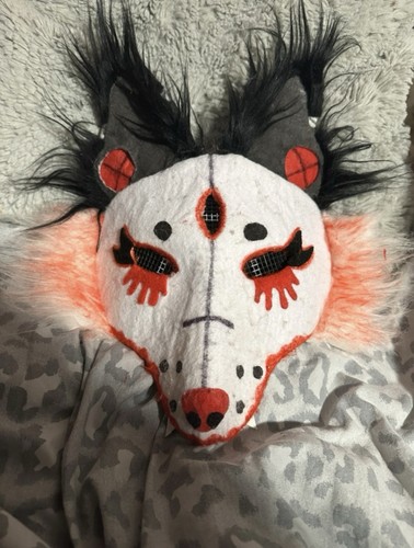Fursuit therian mask zombie - mask,