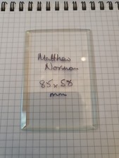 BEVELLED CARRIAGE CLOCK GLASS