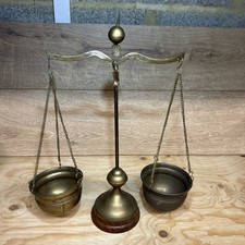 Vintage Brass Set Of Balance