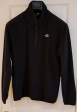 The North Face POLARTEC Black Half Zip Fleece Size L
