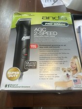 Andis AGC 2 Speed Brushless Dog Grooming Clipper - Black