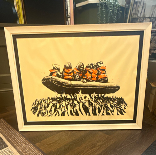 Framed banksy glastonbury - framed, 2025