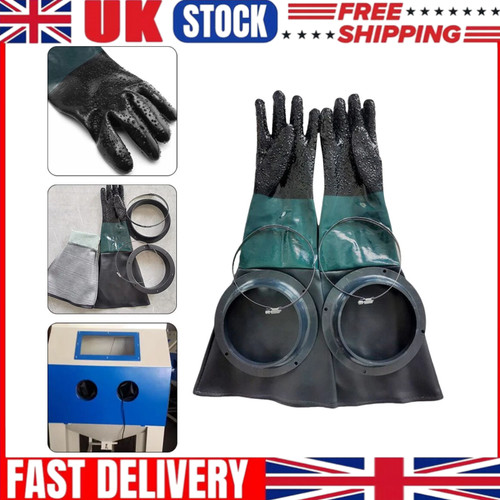 Pair sandblasting gloves - 1,