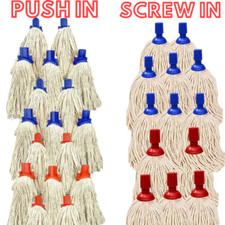 1-5x Cotton Floor Mop Heads