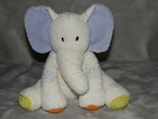 Mothercare elephant soft toy white comforter