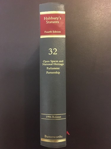 Halsbury statutes 4th edn - halsbury’s,