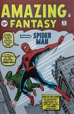 FACSIMILE EDITION (2019) AMAZING FANTASY #15 [1962]  NO BARCODE  NM 9.4