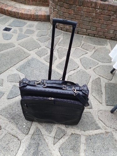 Ashwood leather suitcarrier - ashwood, on