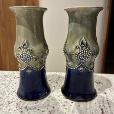 Pair Royal Doulton Stoneware