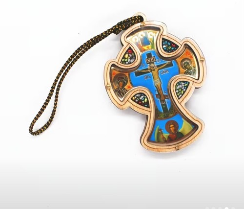Car wood cross - wood,
