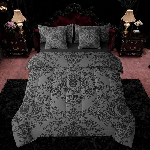 Adults black gothic - gothic, damask