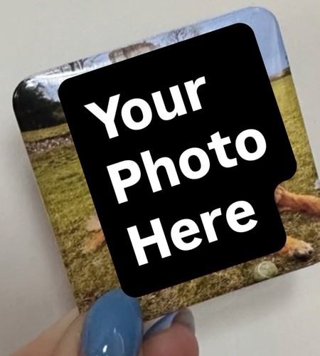 Square fridge magnets - fridge, photo