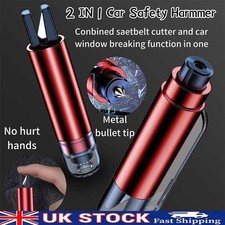 Safe Pro X Car Window Breaker and Seat Belt Cutter,2 IN 1 Life Hammer Emergency