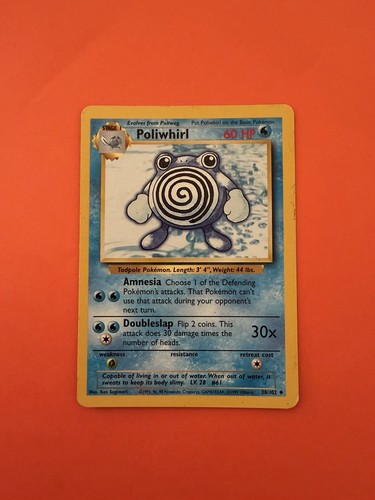 Poliwhirl 102 uncommon - 38/102,
