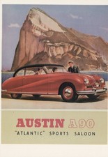 Advertising Art Postcard - Austin Atlantic A90 "Atlantic" Sports Saloon  RR23074