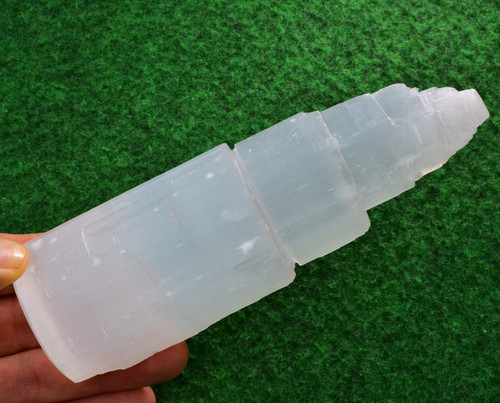 Selenite crystal 16cm tower - selenite,