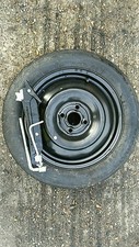 KIA RIO 2006-PRESENT DAY SPACE SAVER 15" SPARE WHEEL & TYRE, JACK,  SPANNER KIT