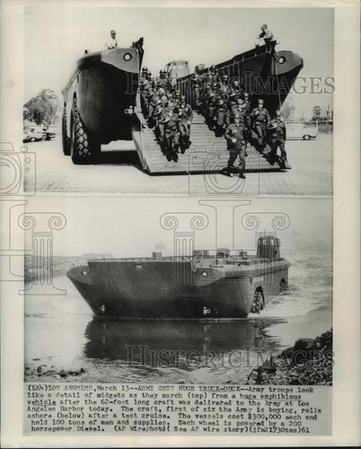 1961 press photo army troops - photo,