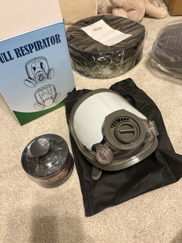 Full face respirator mask with - respirator,