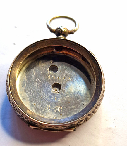 Antique 935 silver engraved - 0.935,