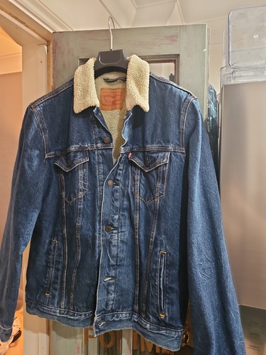 Levi men sherpa trucker - sherpa,