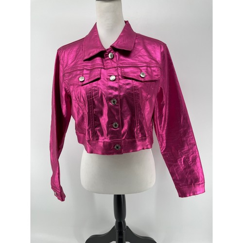 Tesoro metallic pink - pink, crop