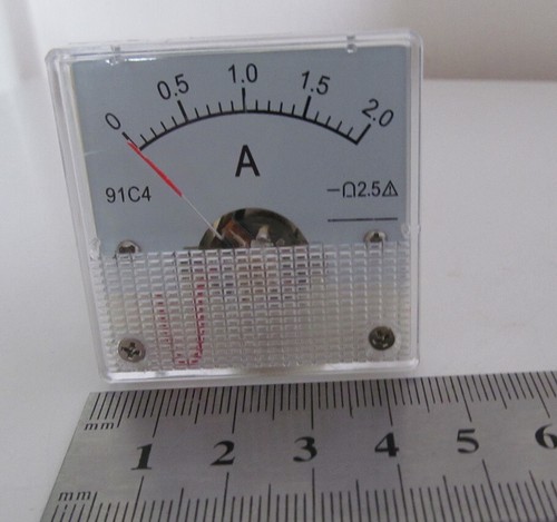 Ammeter analogue panel - ., analogue.