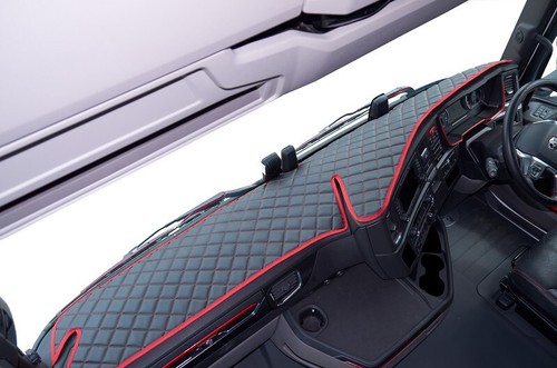 Truck eco leather dash mat - truck, fit