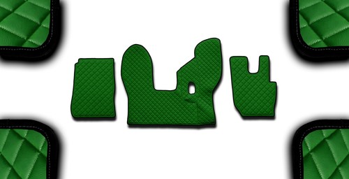 Green eco leather floor - eco,
