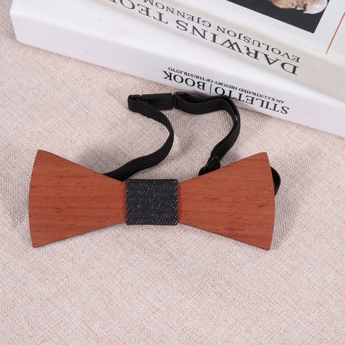 1pc wooden bowtie natural - 1pc,