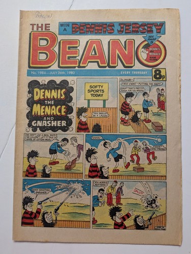 Beano comic 1984 july 26th - comic,