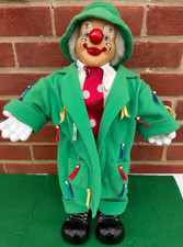 Porcelain Circus Clown Doll