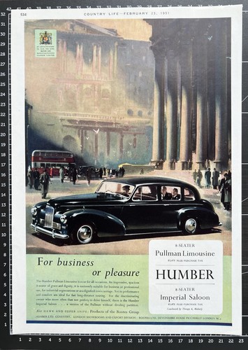 Rootes group humber - group, pullman