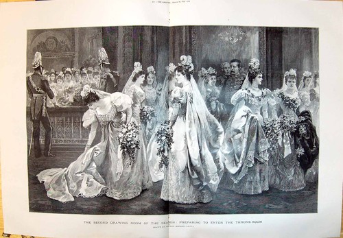 Old 1895 drawing - 1895, throne