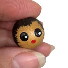 Ethnic Heads Wooden Angel Doll