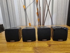 X4 Yamaha Satellite Surround Speakers NS-B285 30-80w Black 6 Ohm