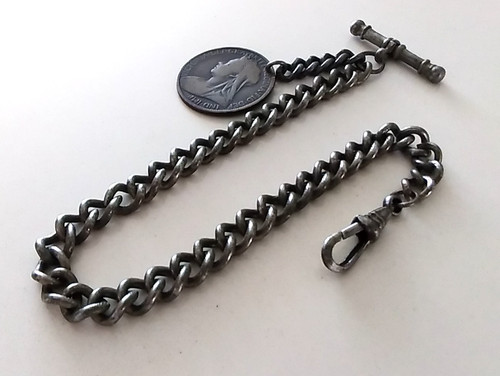 Antique pocket watch chain - watch,
