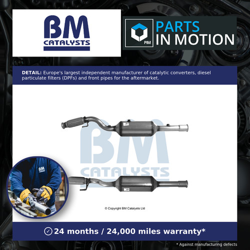 Catalytic converter with dpf - with,