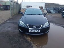 2009 LEXUS IS220 2.2 DIESEL MK2 6 SPEED MANUAL BLACK BREAKING FULL CAR FOR PARTS