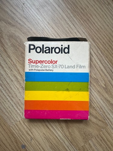 Polaroid supercolor time zero - polaroid, time-zero