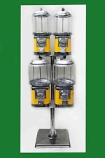 BEAVER SWEET MACHINE PIPE STAND SILVER QUAD HEAD COIN OPERATED SWEET VENDING /54