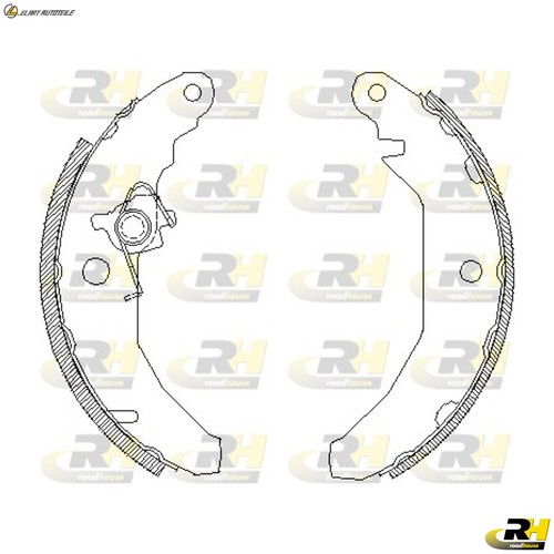 Brake shoe 4081 for ford - 4081.00,