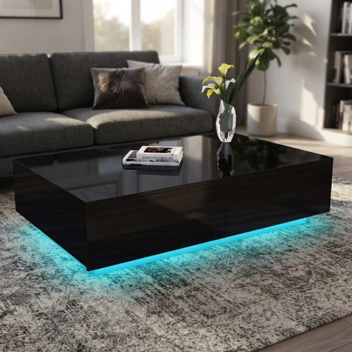 Contemporary led coffee table - coffee,