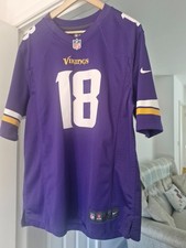 Justin Jefferson #18 Minnesota Vikings On-field Game Jersey Purple Men's Large