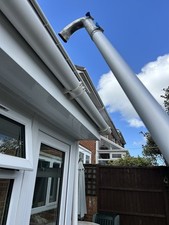 gutter vacuum system used