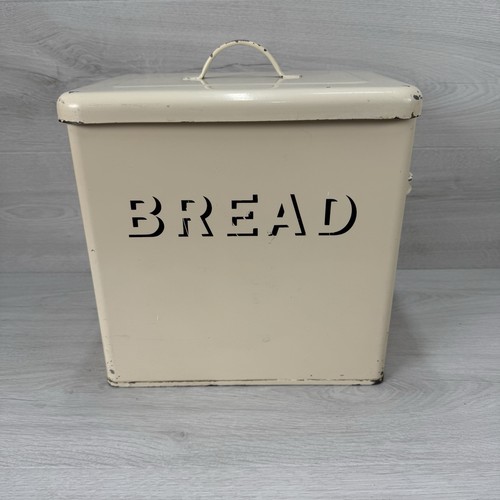 Cream bread bin - bread,