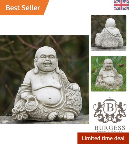 Laughing buddha stone garden - laughing,